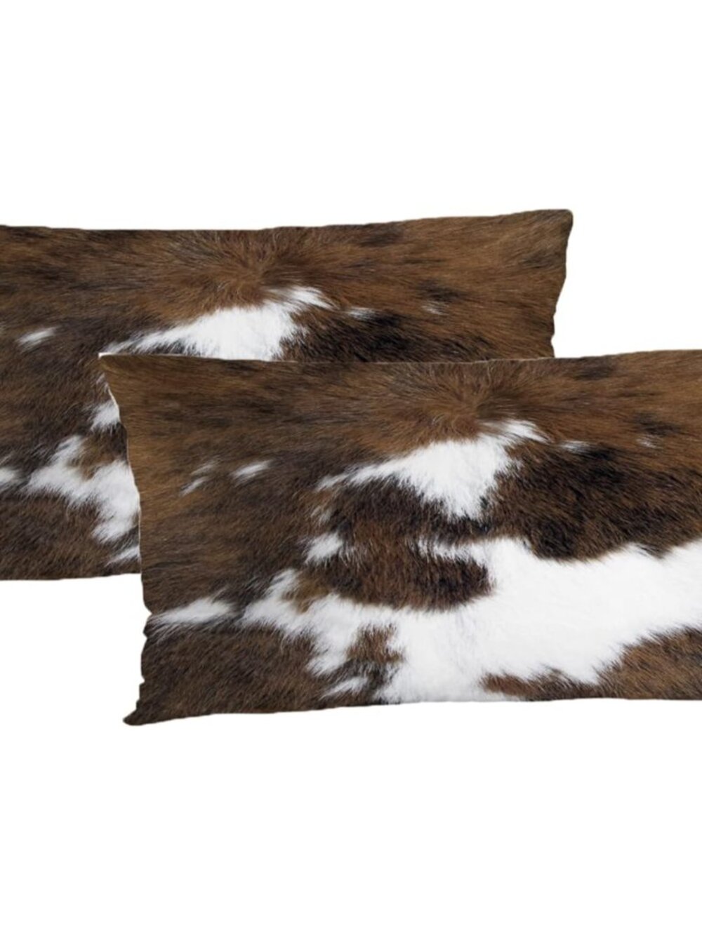 Pack of 2 Christmas Cowhide Printing Western 20x12 Pillow Cover